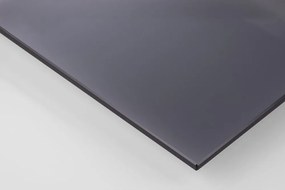 Măsuță de cafea gri rotundă din sticlă ø 80 cm Samos – Actona