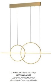 Lustra LED moderna design circular CHOLET
