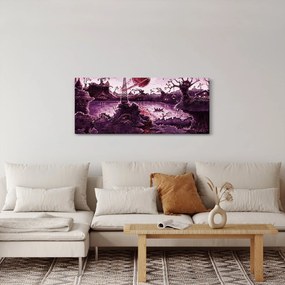 Tablou - Sat fermecat (120x50 cm)