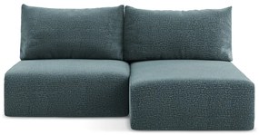 Colțar turcoaz extensibil/cu spațiu de depozitare (cu colț pe partea dreaptă) Kalena – Makamii