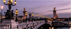 Tablou - Podul lui Alexandru al III.-lea din Paris (120x50 cm)