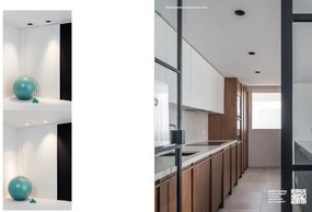 Spot LED incastrabil DEEP60 Downlight square white 60° 2700K honeycomb