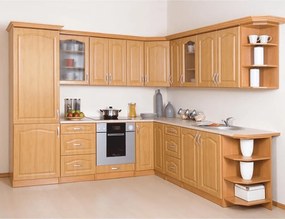 Dulap bucătărie de sus, arin, de dreapta, LORA MDF NEW KLASIK W40/736