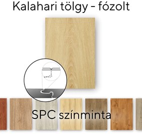 Pardoseală laminată Leziter Kalahari Oak, vinil SPC, mostră/bucată