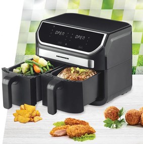 FRITEUZA DUBLA HEINNER HAF-KDB1700BK