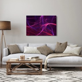 Tabloul abstract cu linii curbe (90x60 cm)