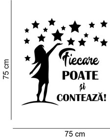 Sticker perete Fiecare poate