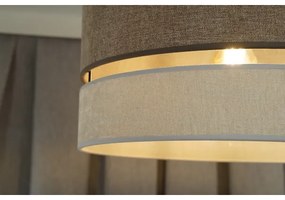 Lustră aplicată Duolla DOUBLE 1xE27/15W/230V d. 40 cm maro/gri