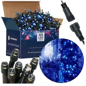 Instalație luminoasă de Crăciun 18m 300 LED Albastru
