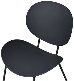 Set 2 buc scaune de sufragerie Sarrah (negru) . 1075889