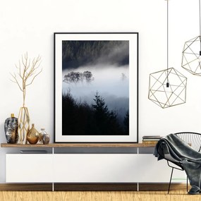 Poster - Păduea în ceață (A4)