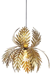 Lampă suspendată vintage aurie - Botanica