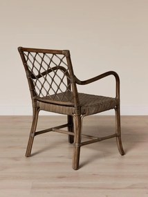 Scaun din rattan cu brațe, "Riva"