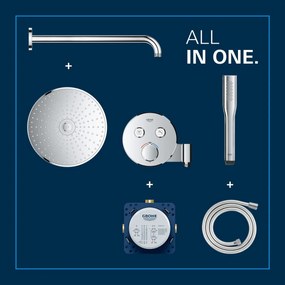 Grohe Precision Smartcontrol set de dus ascuns cu termostat da crom 34878000