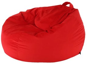 Fotoliu tip sac, material textil roşu, TRIKALO
