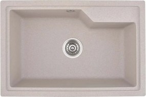 Chiuveta compozit Inter Ceramic finisaj nisip granit 68x45 cm fara picurator