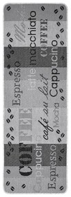 Covor de bucătărie Hanse Home Weave Coffee Selection, 70x180 cm, gri