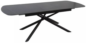 Masa extensibila Vector neagra L160(200)x90 cm