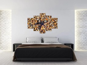 Tablou cu stea de mare (150x105 cm)
