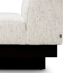 Fotoliu modern LUX Bastion, Seashell off-white