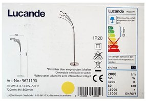 Lampadar LED dimabil CATRIONA 5xLED/5W/230V Lucande