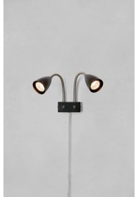 Markslöjd 108901 - Aplică spot de perete CIRO, 2xGU10/7W/230V, negru