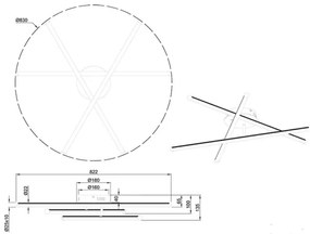 Lustră LED dimabilă încastrată SMARAGD 3xLED/8W/230V 3000-6000K Trio