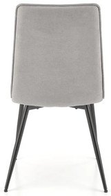 Scaun tapitat K493 gri - H92 cm