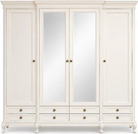 Dulap lemn masiv Palermo, 278,8 × 61,4 × 260,1 cm