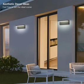 Brilagi - Aplică de perete LED TESSI LED/10W/230V antracit IP54