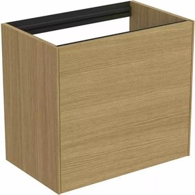 Dulap baza suspendat Ideal Standard Atelier Conca 1 sertar 60 cm finisaj stejar deschis