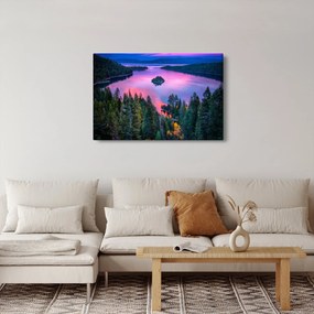 Tablou - Lacul Tahoe, Sierra Nevada, California, SUA (90x60 cm)
