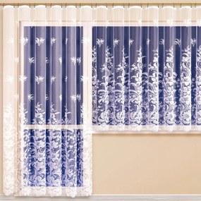 Perdea finisată din jacard JULIE - set pentru balcon