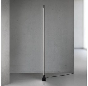 Orion- Lampă de podea LED reglabilă cu senzor de mișcare SOJIE LED/26W/230V neagră