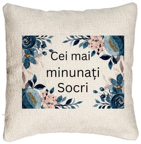 Perna Decorativa Canapea pentru Socri 1, 40x40 cm, Cu fermoar