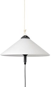 Lampa portabila iluminat exterior decorativ SAIGON cone R55 gri/alb