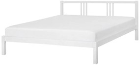 Pat matrimonial 180 cm VALLES (cu somieră) (alb). 1007550