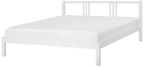 Pat matrimonial 180 cm VALLES (cu somieră) (alb). 1007550