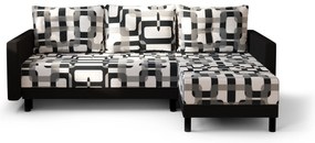 Colțar Glimmer L (Negru + multicolor) (D). 1062005