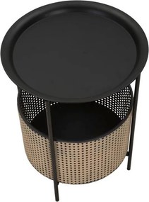 Măsuță auxiliară rotundă din metal ø 40 cm Osaka – Mauro Ferretti