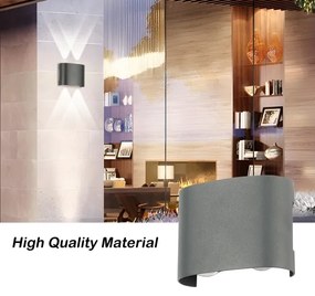 Brilagi - Aplică de perete LED pentru exterior FLAREBOX LED/4W/230V antracit IP65