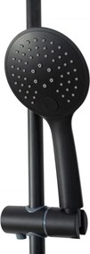 Baterie pentru dus Vigo negru mat - H99 cm