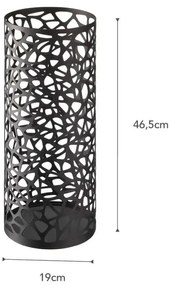 Suport pentru umbrele YAMAZAKI Nest, negru