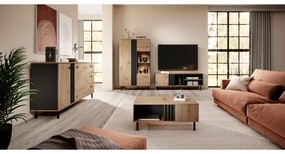 Măsuță de cafea BADIA stejar/antracit