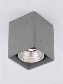 Spot LED aplicat iluminat exterior din beton IP65 RITZ SQ