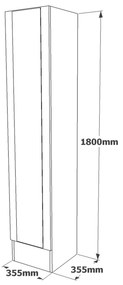 Set mobilier pentru hol Mike 18 (Pin atlantic). 1072605