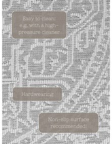 Covor pentru exterior și interior gri/fildeș rotund ø 160 cm Duet Kona – NORTHRUGS