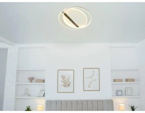 Plafonieră LED dimabilă LED/80W/230V 3000-6500K alb/negru + telecomandă