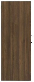 Dulap de perete suspendat, stejar maro, 69,5x34x90 cm 1, Stejar brun