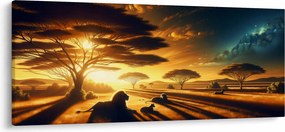 Tablou - Lei odihnindu-se (120x50 cm)